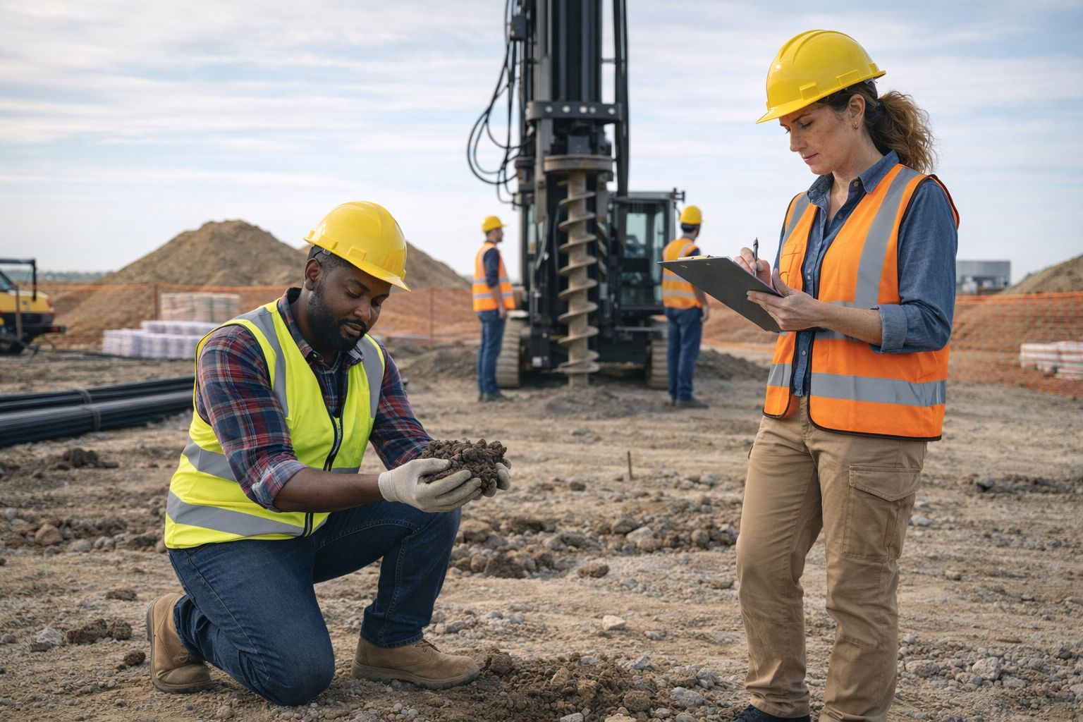 On-site Geotechnical Verification — geotechnical service illustration